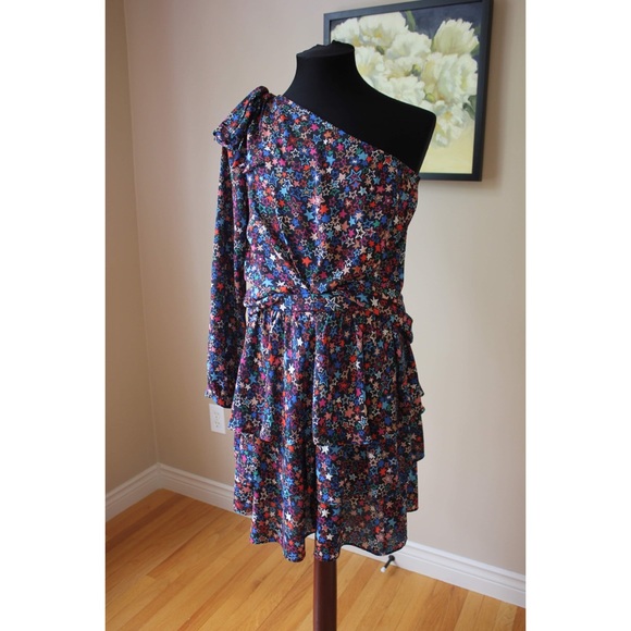 J.Crew Jacuzzi One-Shoulder Star Print Top - Picture 6 of 6